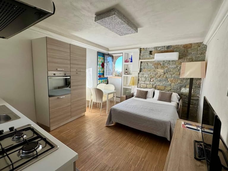 L’appartamento Casa Lavinia 18 a Noli, nel centro storico